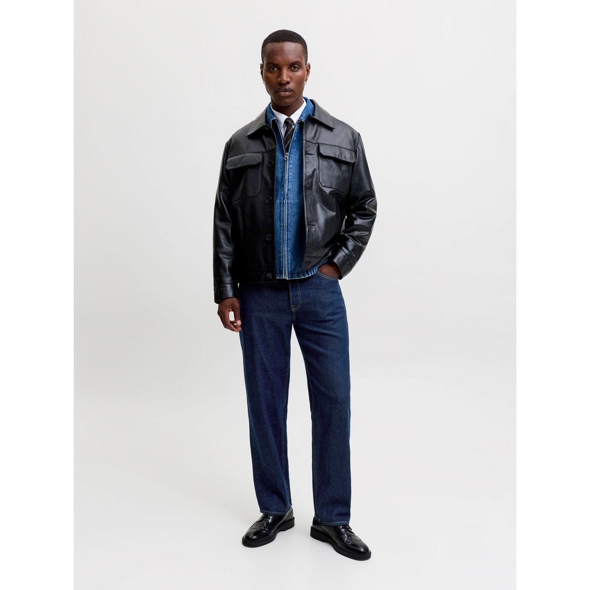 Jean À Coupe Ample blue denim, JACK & JONES