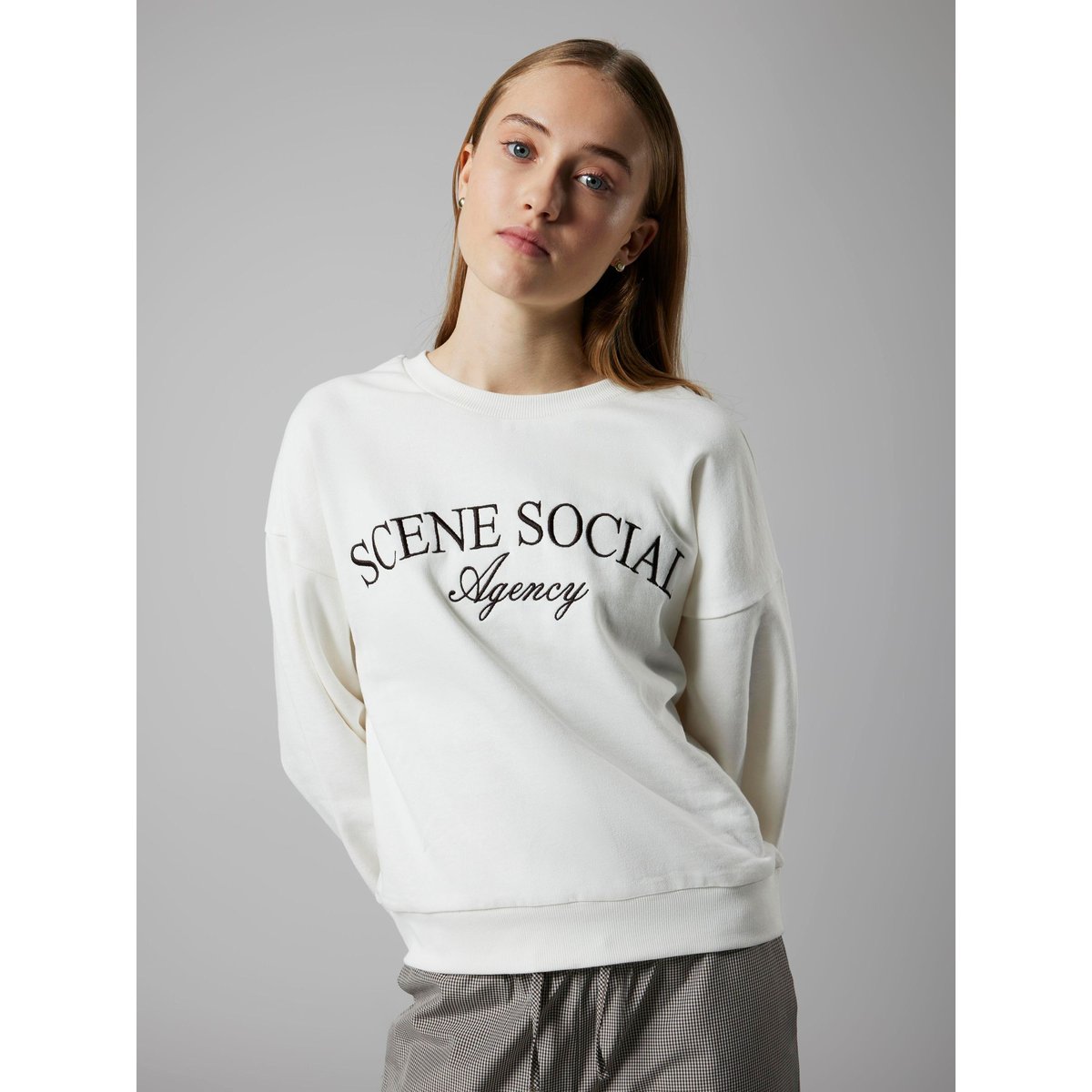 Sweat-Shirt white alyssum, NAME IT
