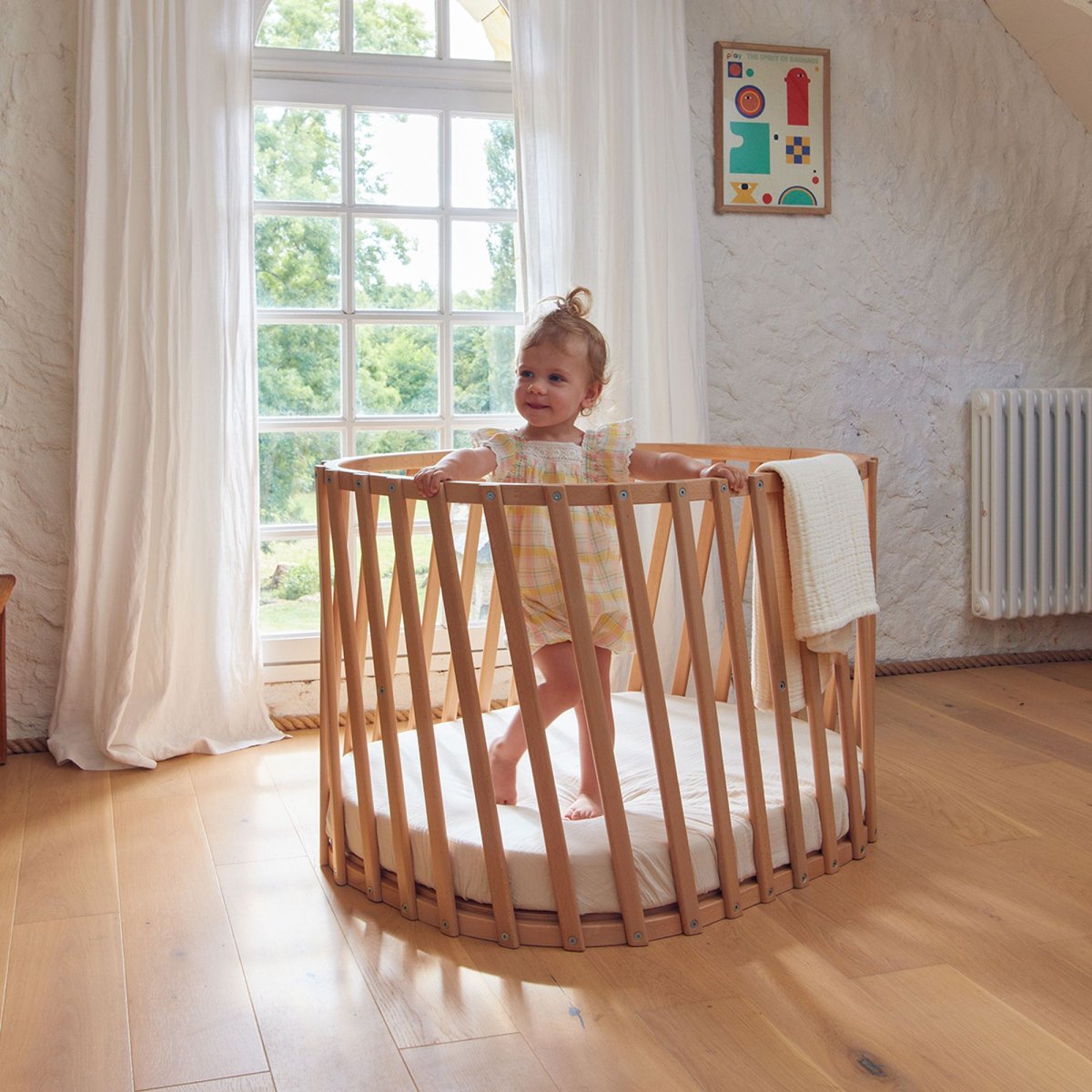 Matelas pour lit bébé Lugo blanc, CHARLIE CRANE