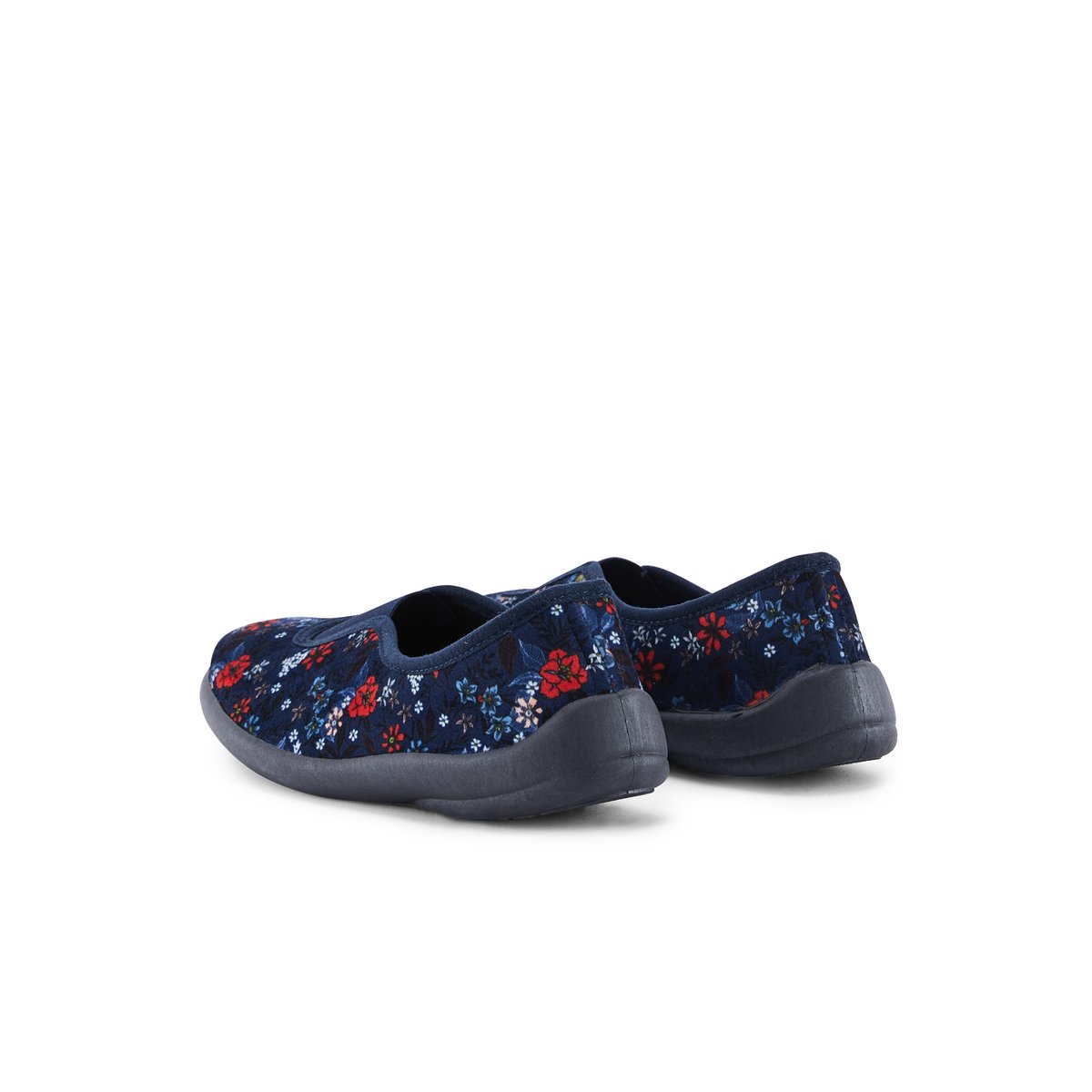 Ballerines d'intérieur femme imprimé marine, PEDICONFORT