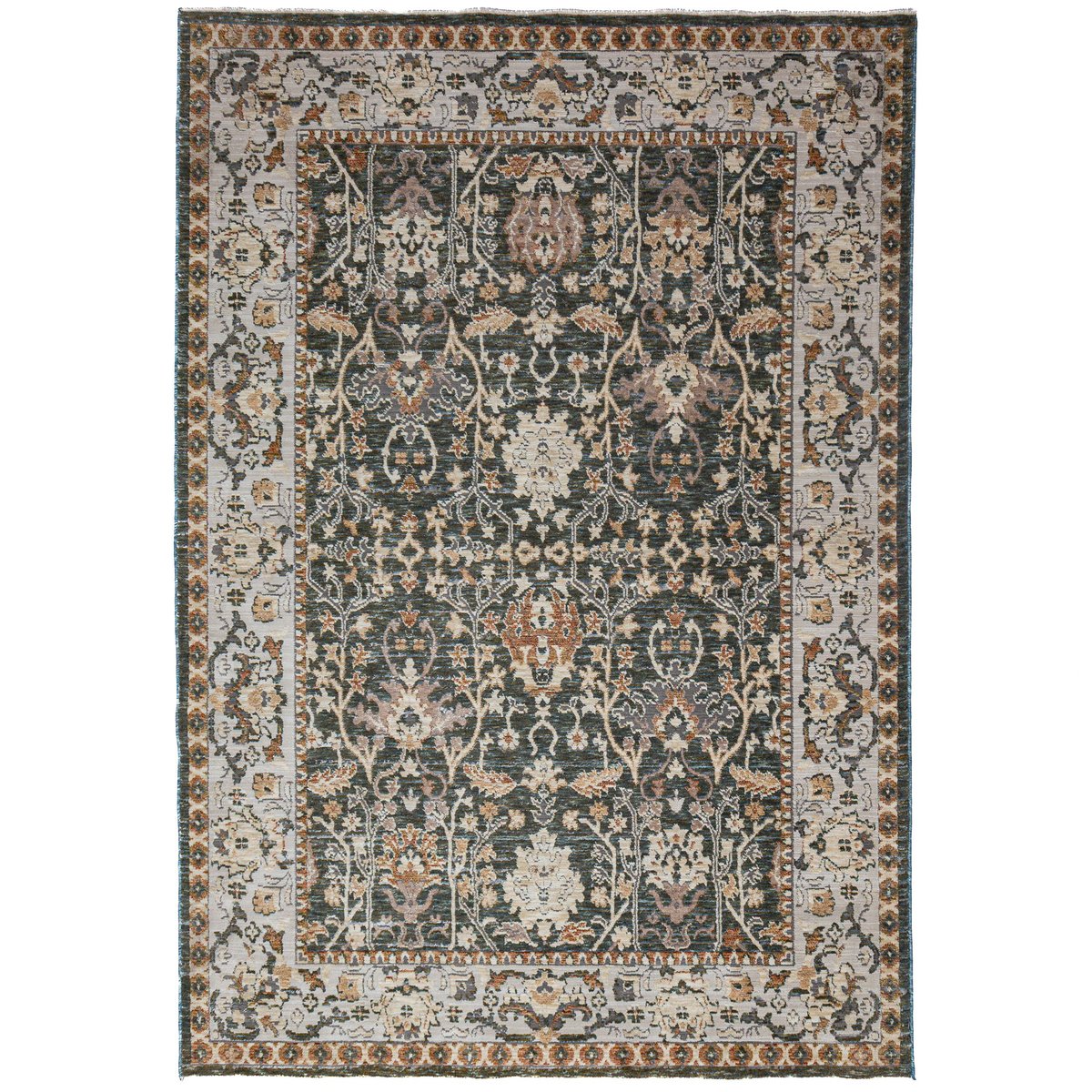 Tapis vintage AMELINA vert, FLAIR RUGS
