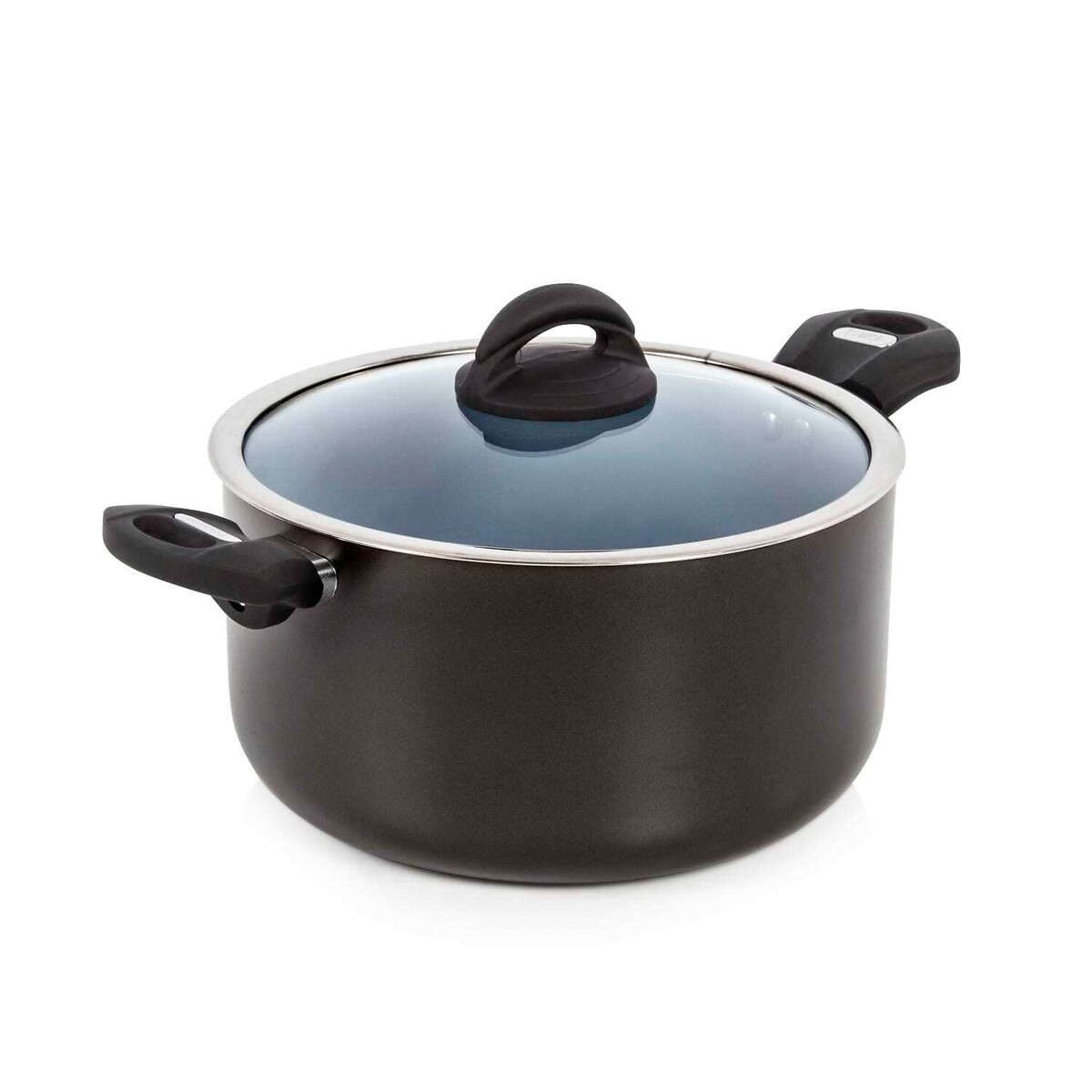 24cm Cerasure Ceramic Casserole with Lid graphite, TOWER