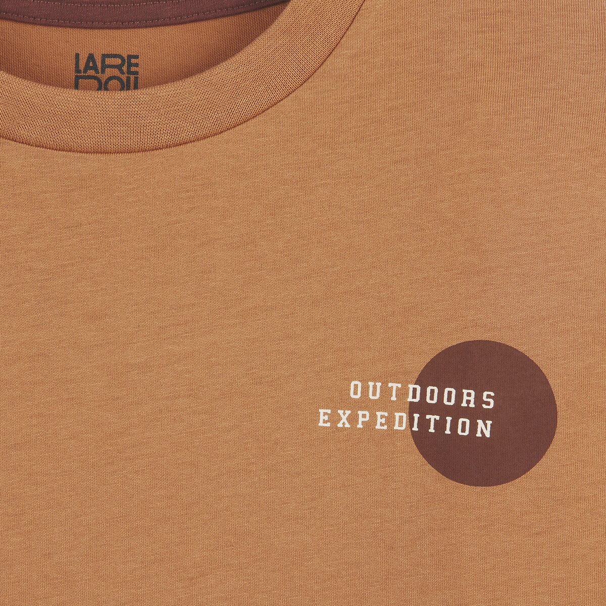 T-shirt manches longues imprimé camel, LA REDOUTE COLLECTIONS