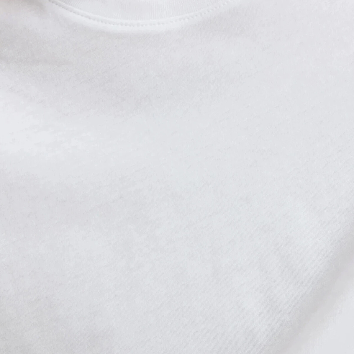 T-shirt girocollo maniche lunghe bianco ottico, LA REDOUTE COLLECTIONS