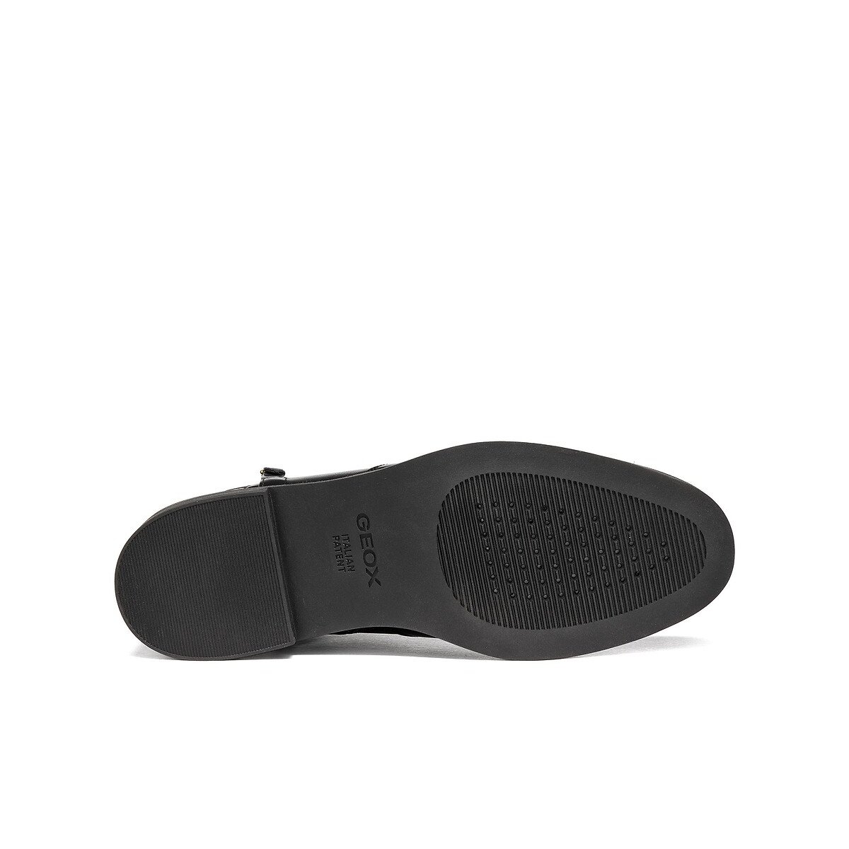 Bottines zippées en cuir, ESMEENA noir, GEOX