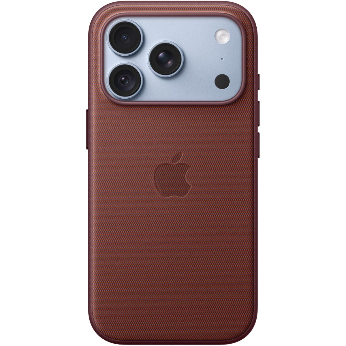 Coque iPhone 18 Pro TechWoven Bordeaux Magsafe couleur unique, APPLE