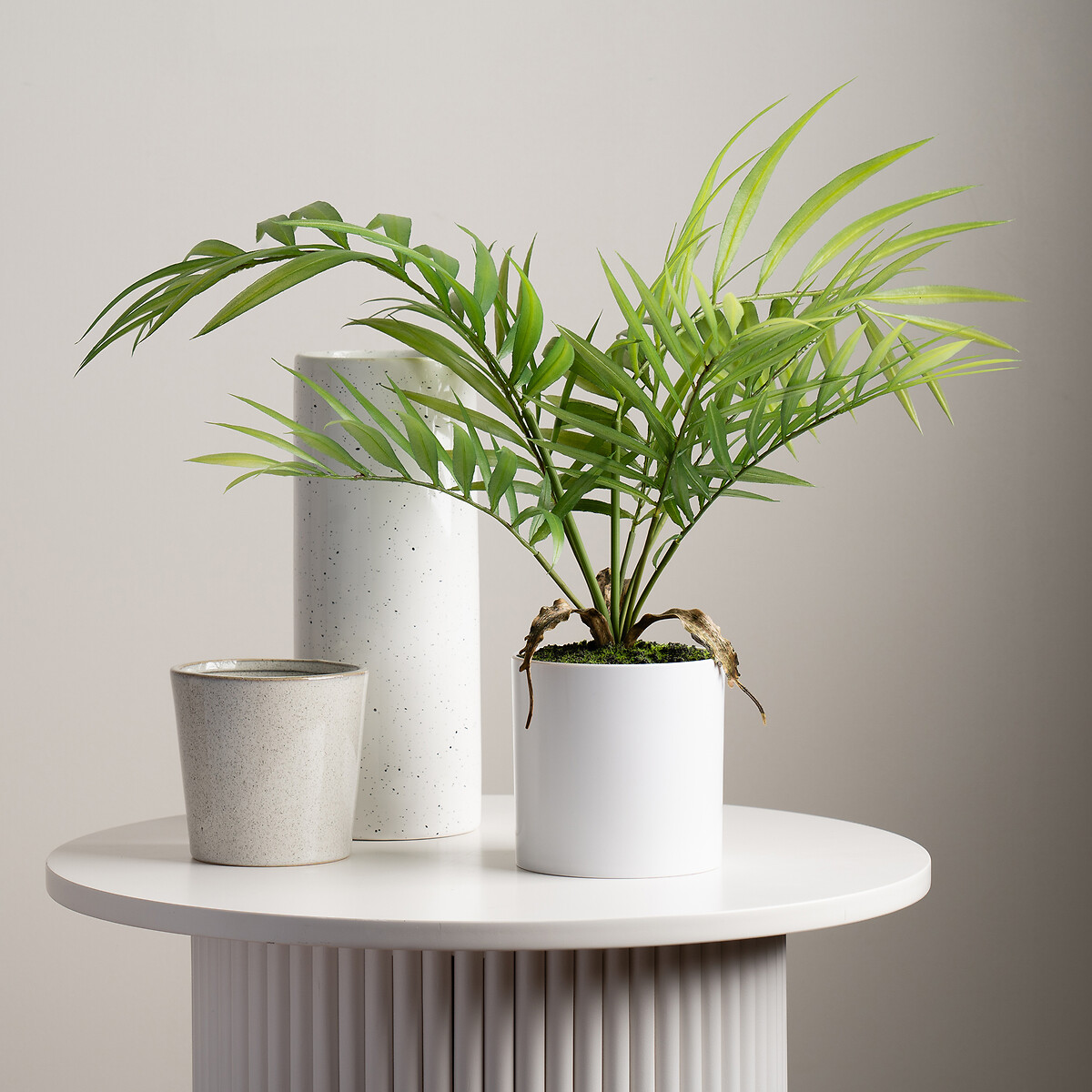 40cm Artificial Fern Tree in Plastic Pot green, SO'HOME