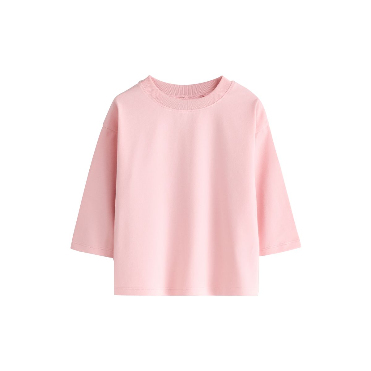T-shirt à manches longues, lot de 7 rose neutre, NEXT