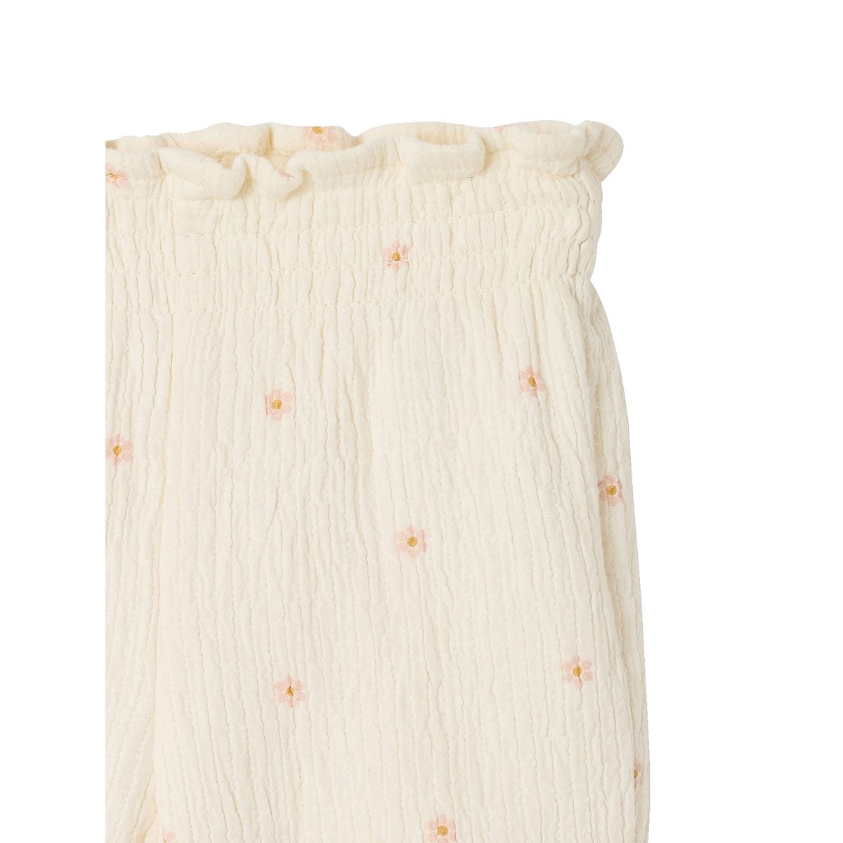 Pantalon naissance coton vanille, VERTBAUDET