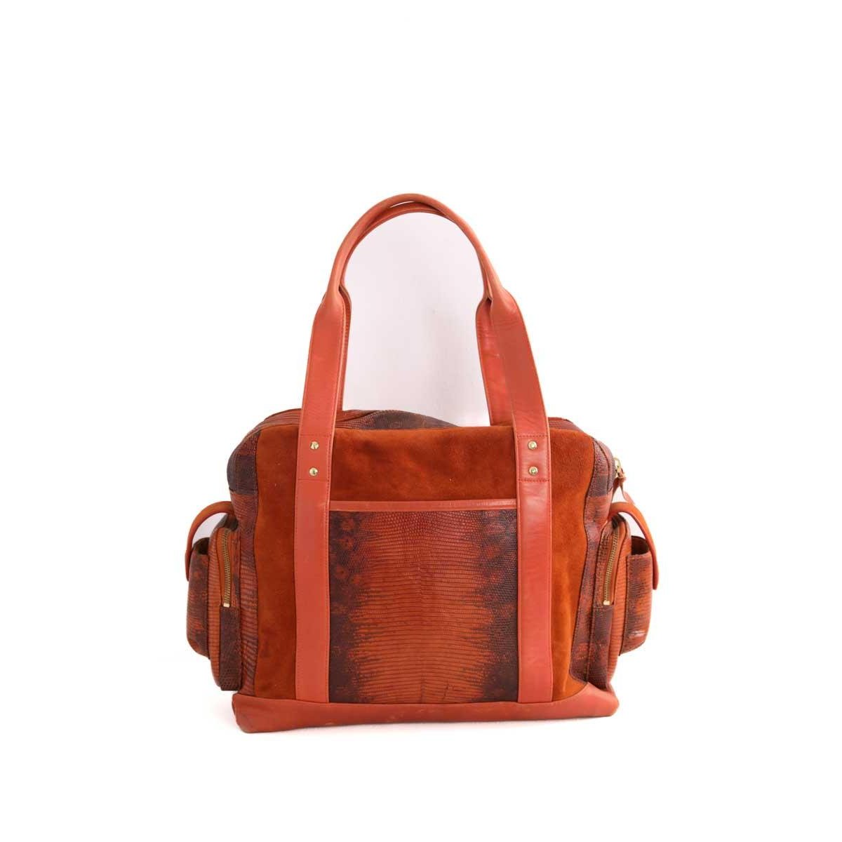 Cabas - Bon État orange, CLARIS VIROT