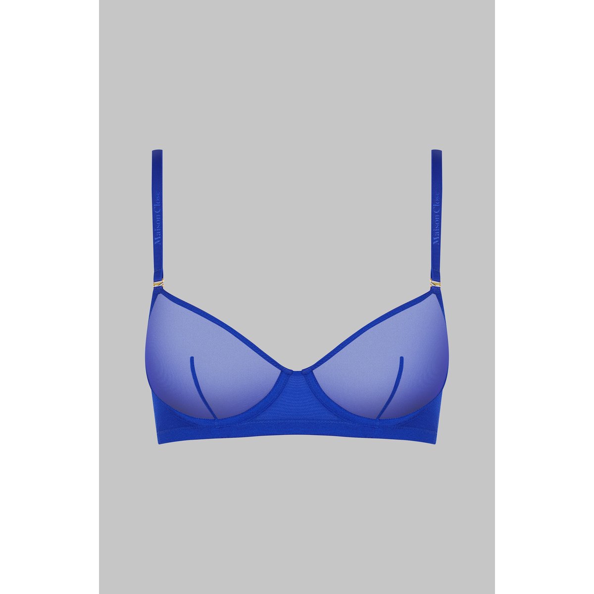 Soutien-gorge balconnet CORPS À CORPS NÉON bleu, MAISON CLOSE