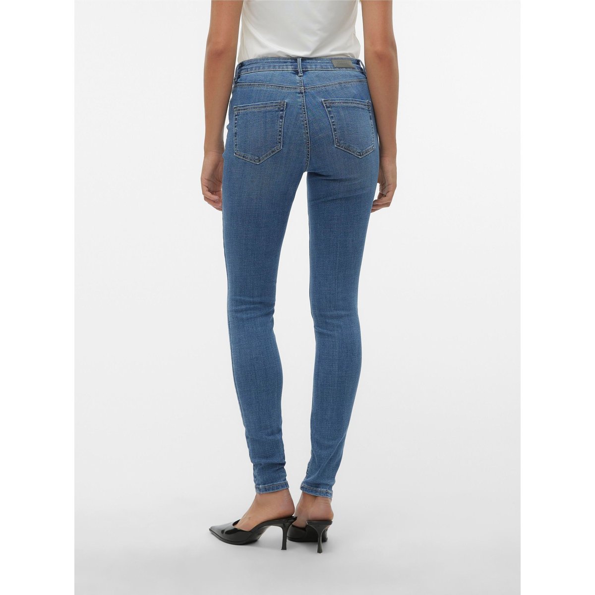 Jean Skinny medium blue denim, VERO MODA