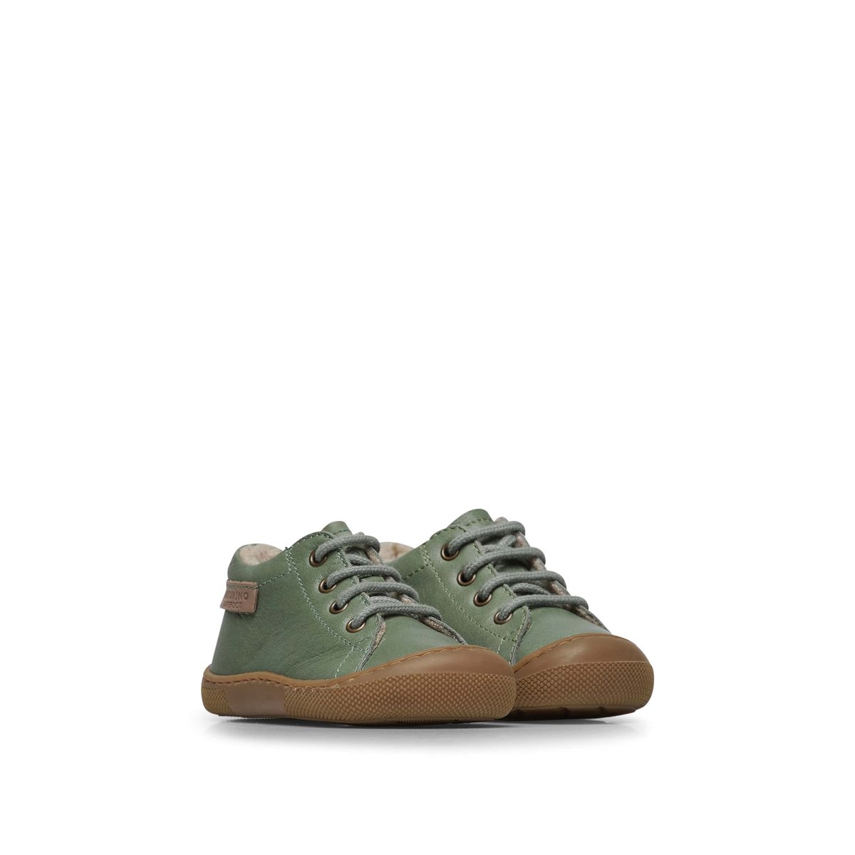 Chaussures barefoot en cuir AMUR sage, NATURINO