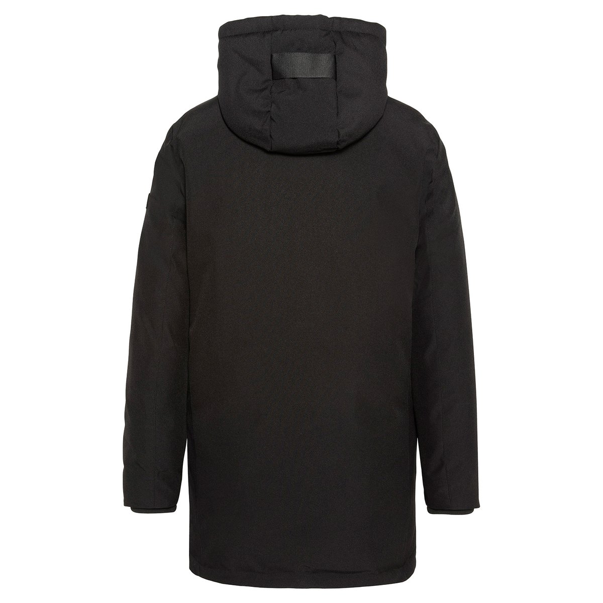 Manteau long à capuche noir, SCHOTT