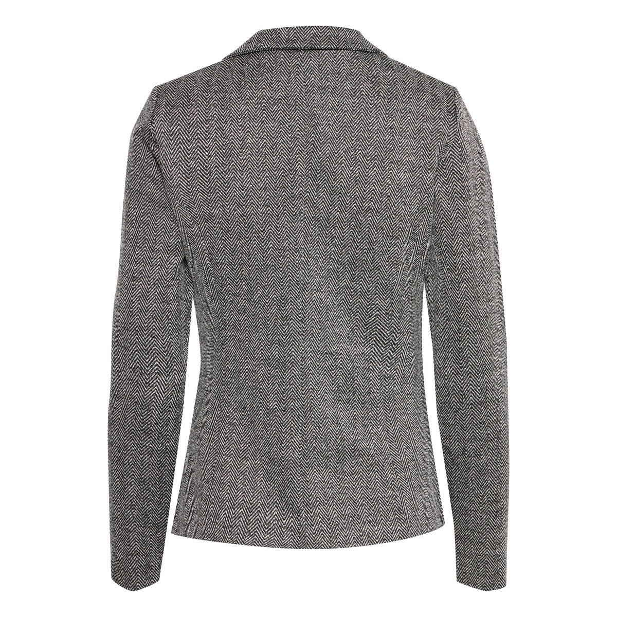 Blazer noir blanc black/white herringbone, ICHI