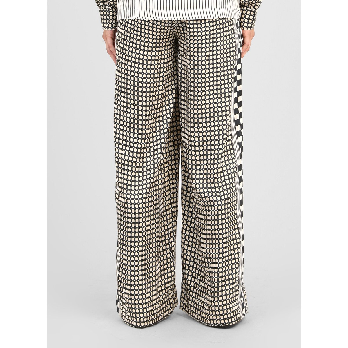 Pantalon ROMYLANE graphilo ecru, AN'GE