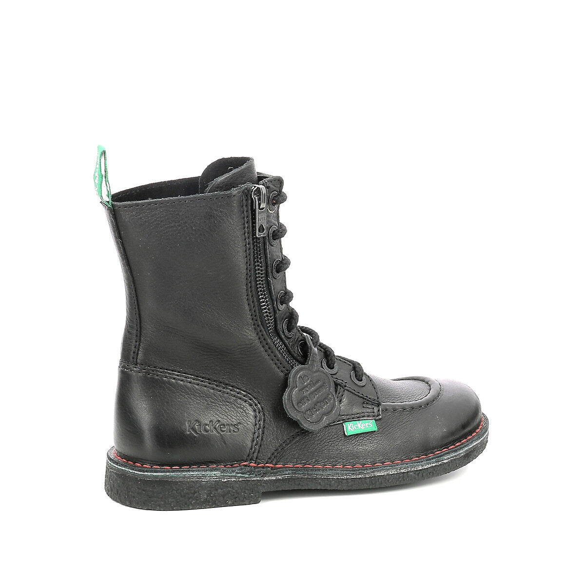 Meetickzip Lace-Up Boots in Leather black/black, KICKERS