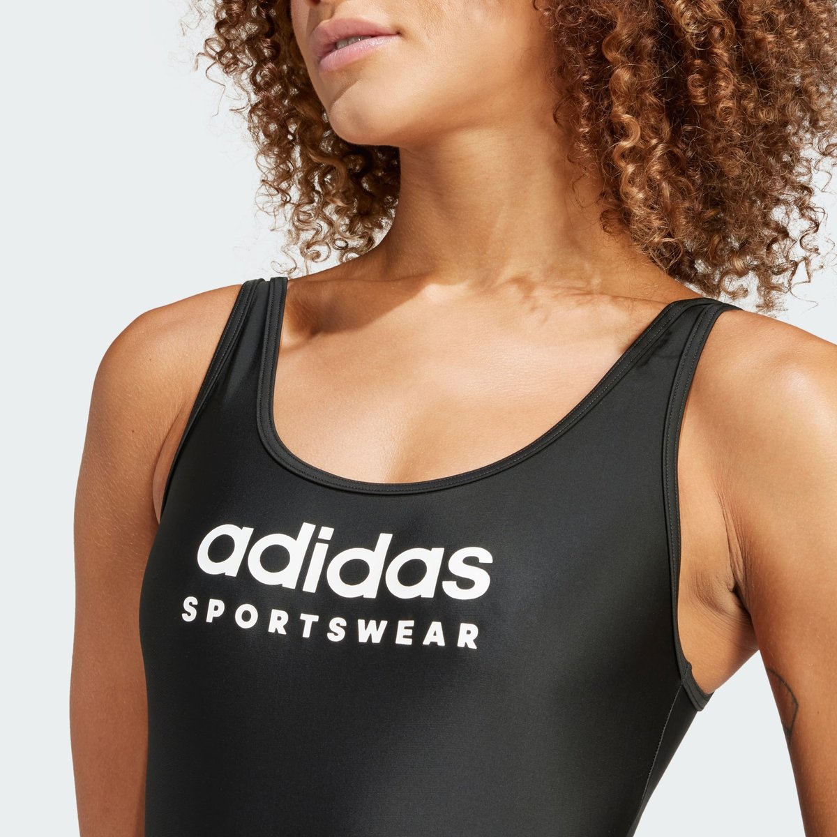Maillot de bain 1P piscine black / white, adidas Performance
