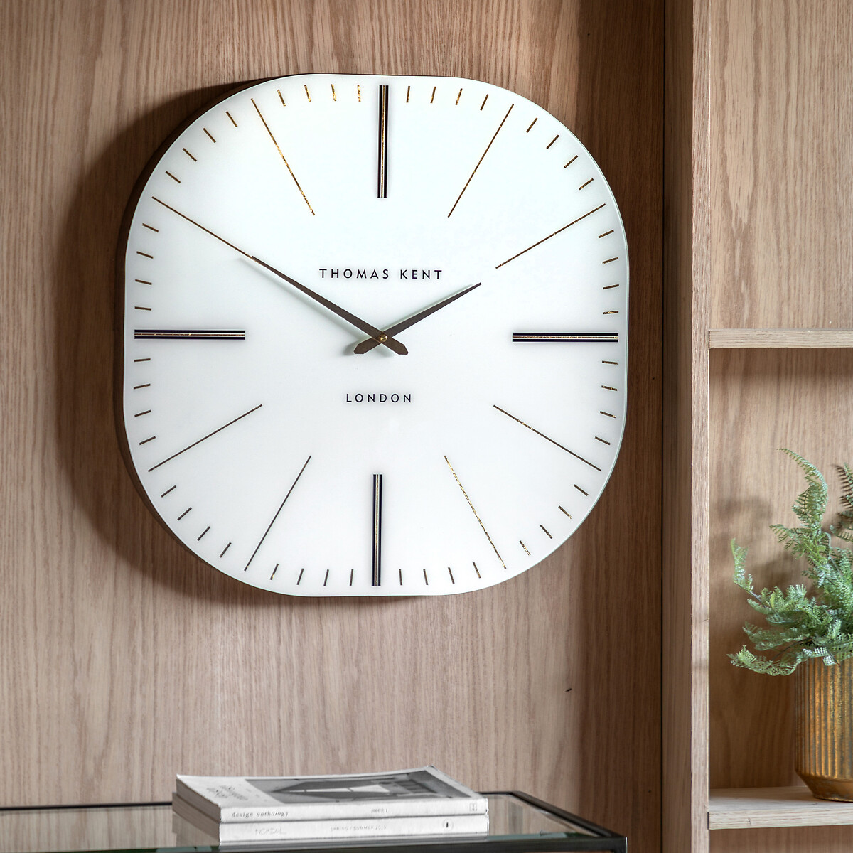 Greenwich 22" Large Wall Clock white, THOMAS KENT