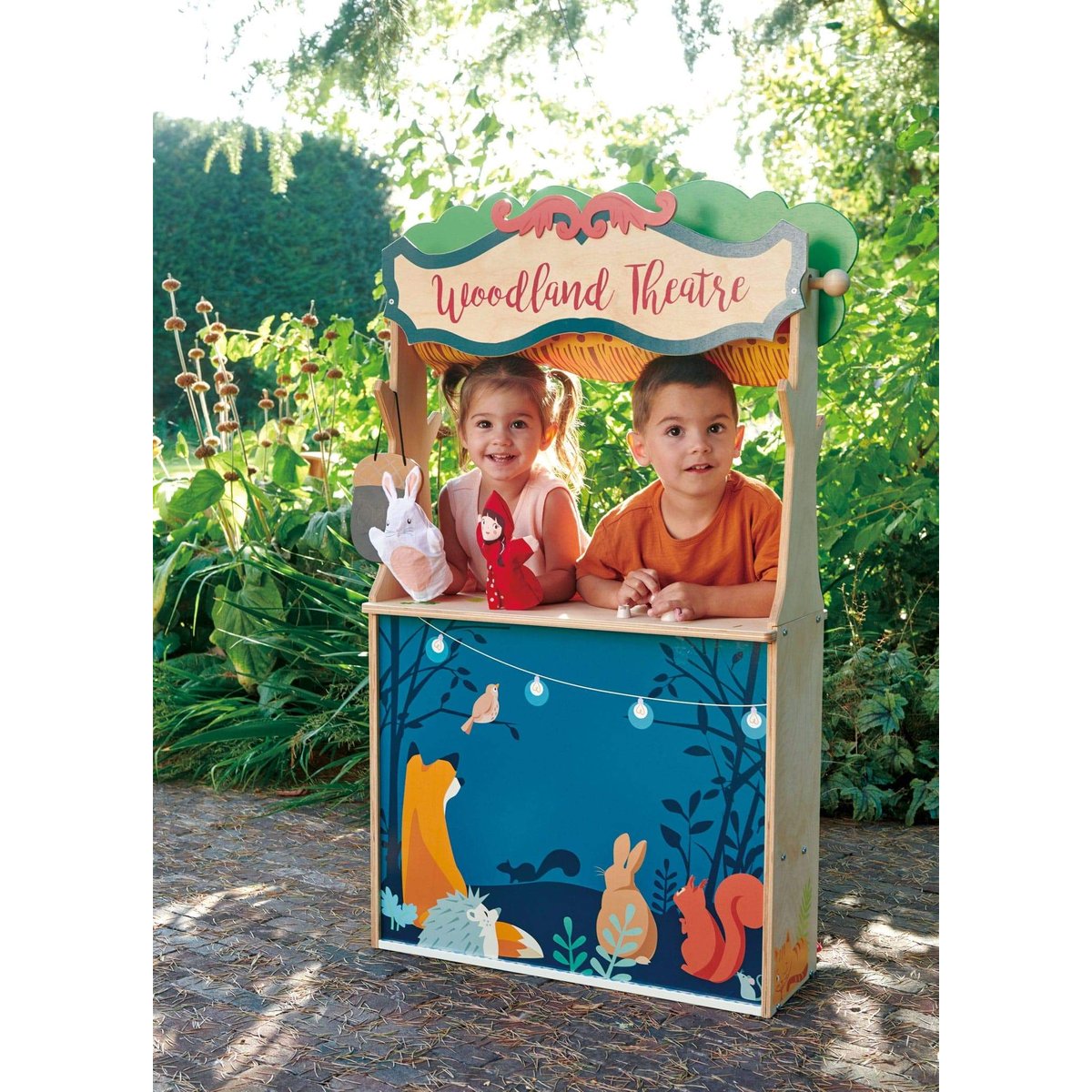 Marchande et Théâtre Woodland beige, TENDER LEAF TOYS
