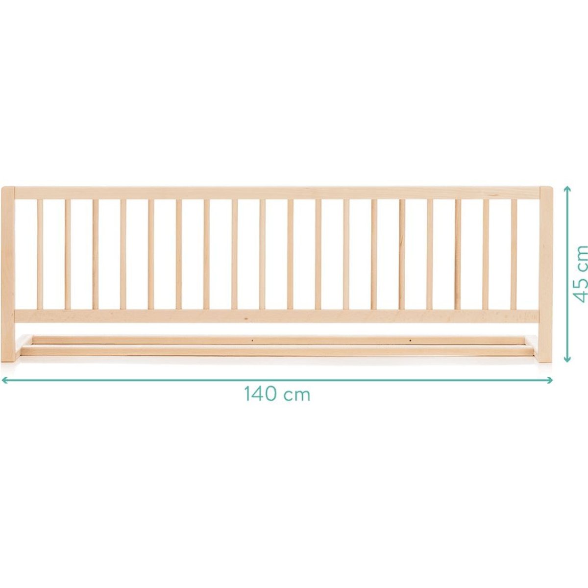 Barrière pour lit cododo 140 x 45 cm Lilly naturel, FILLIKID
