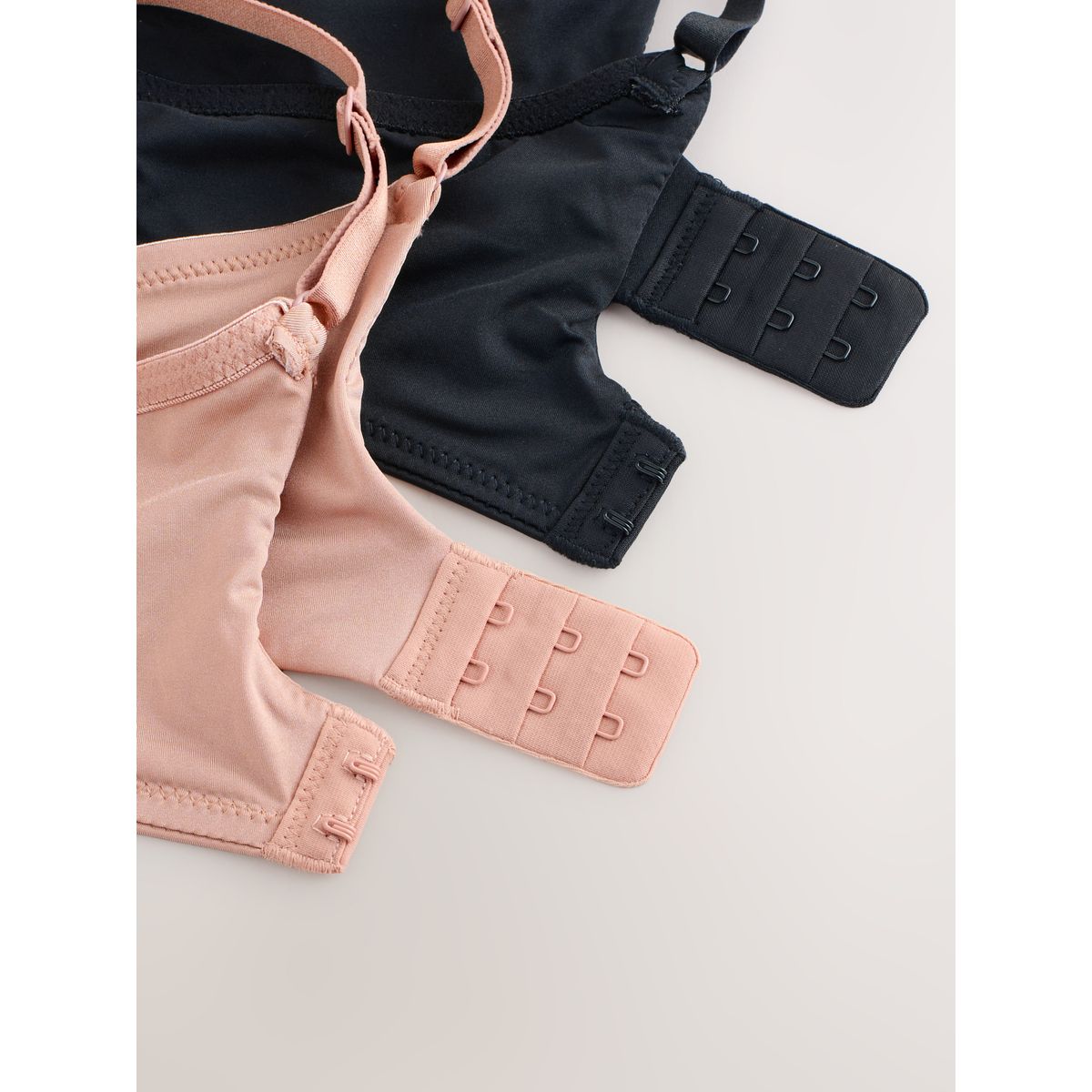 Soutien-gorge invisible, lot de 2 noir/chair, NEXT