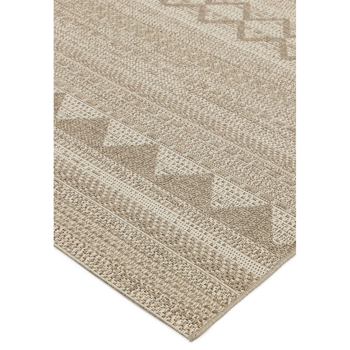 Tapis intérieur extérieur tissé plat PIAZZA beige, NOVATREND