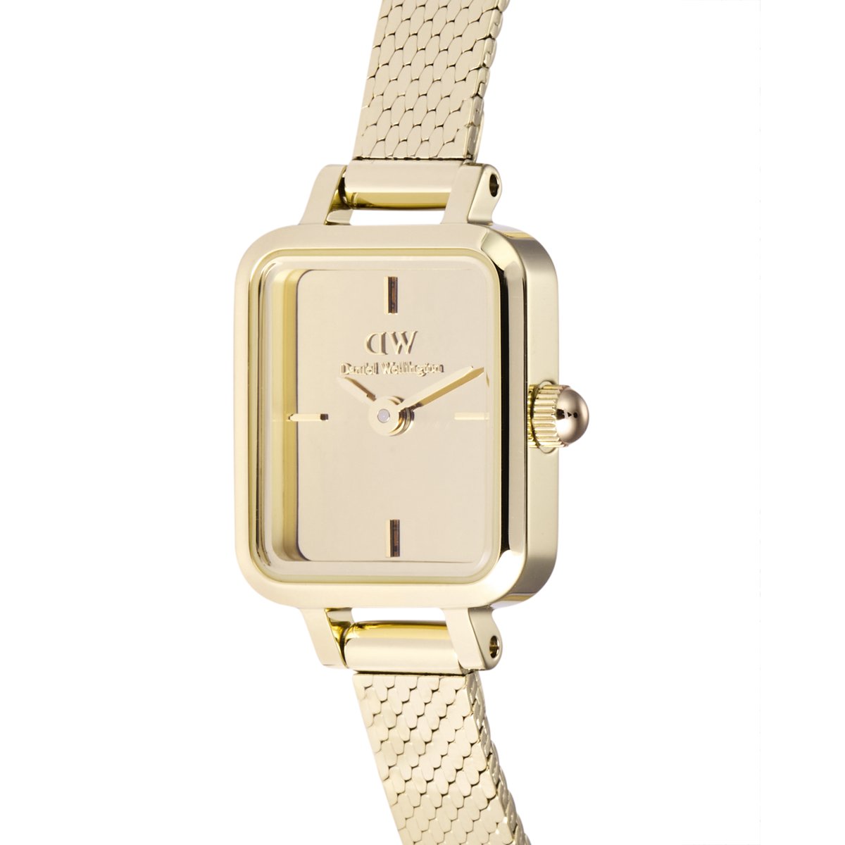 Montre Analogique  QUADRO MINI doré doré doré, DANIEL WELLINGTON