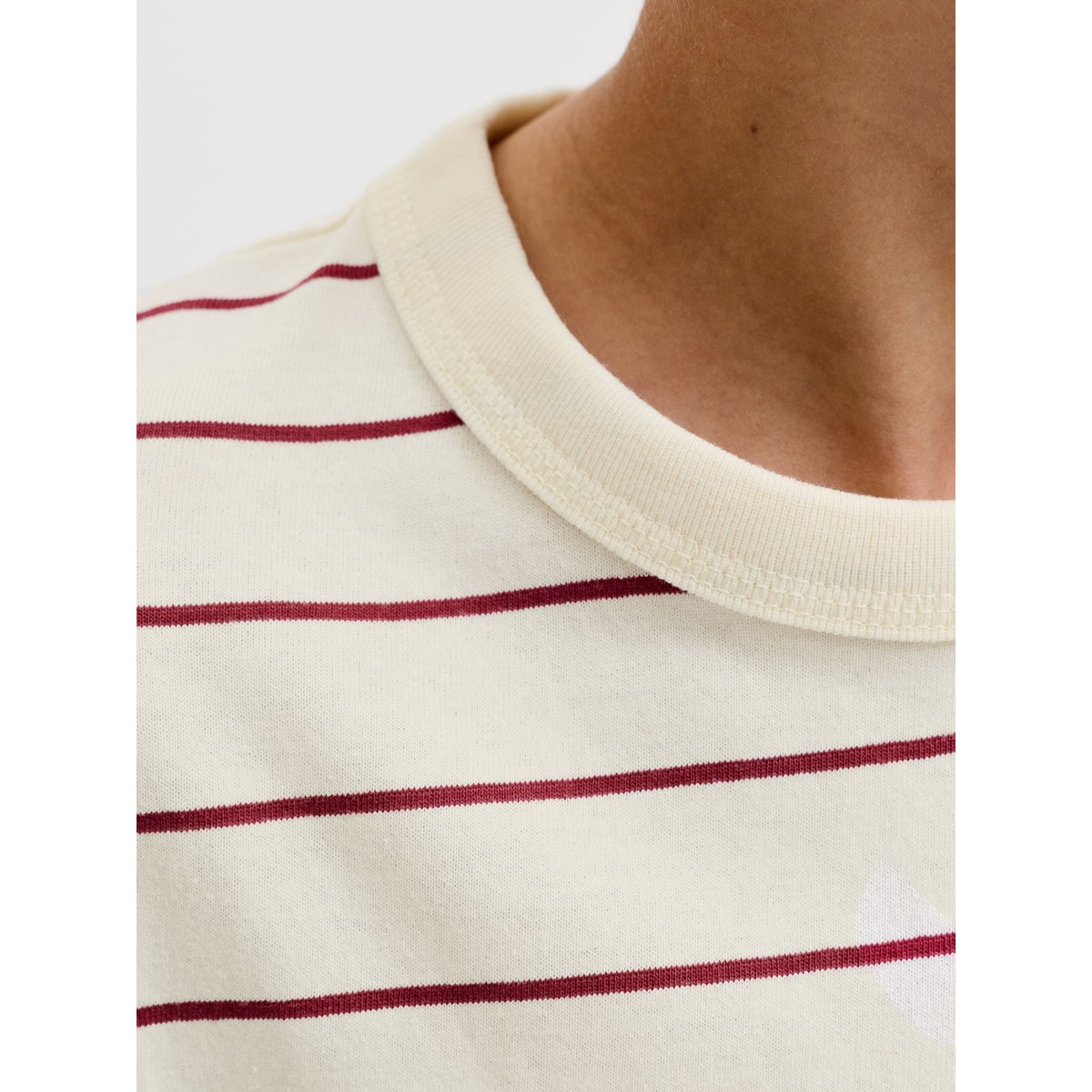 T-Shirt antique white, JACK & JONES JUNIOR