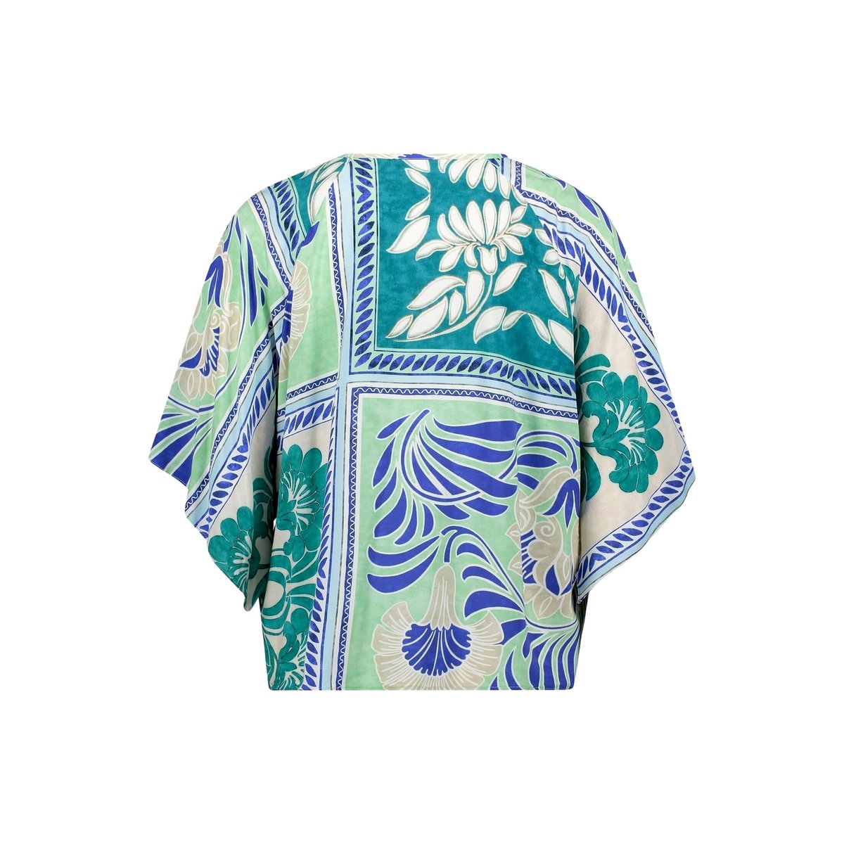 Blouse casual à motifs green/blue, CARTOON