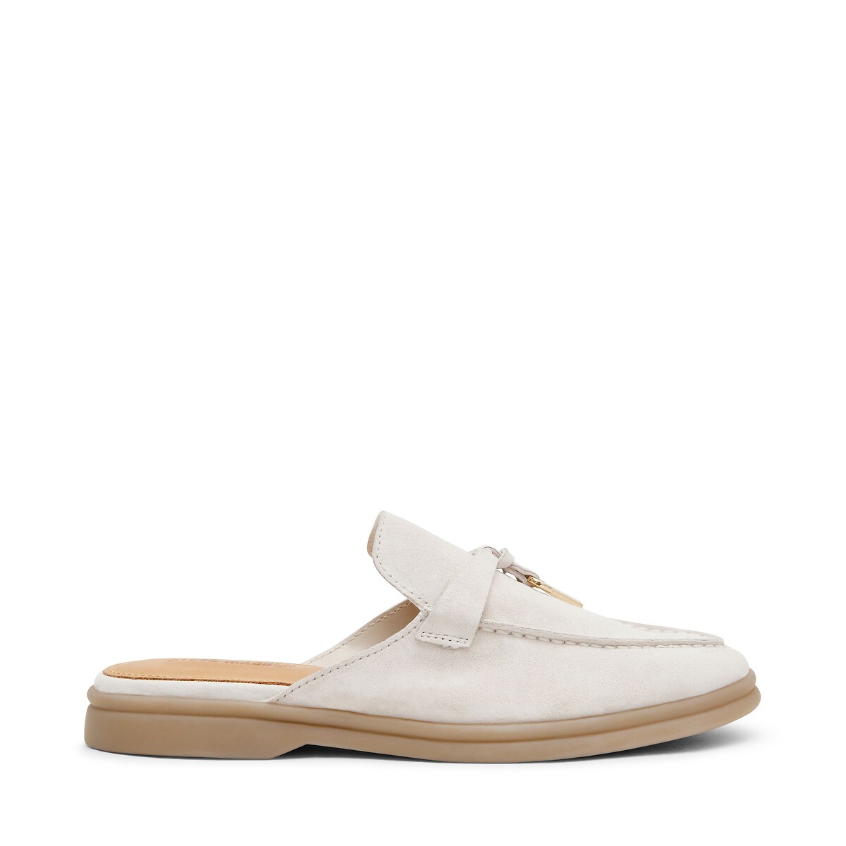 Mocassins mules en cuir suède Patrizia beige, STEVE MADDEN
