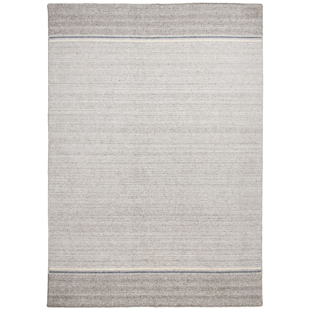 Tapis salon Alaska tissé main plat réversible marron clair, THEKO