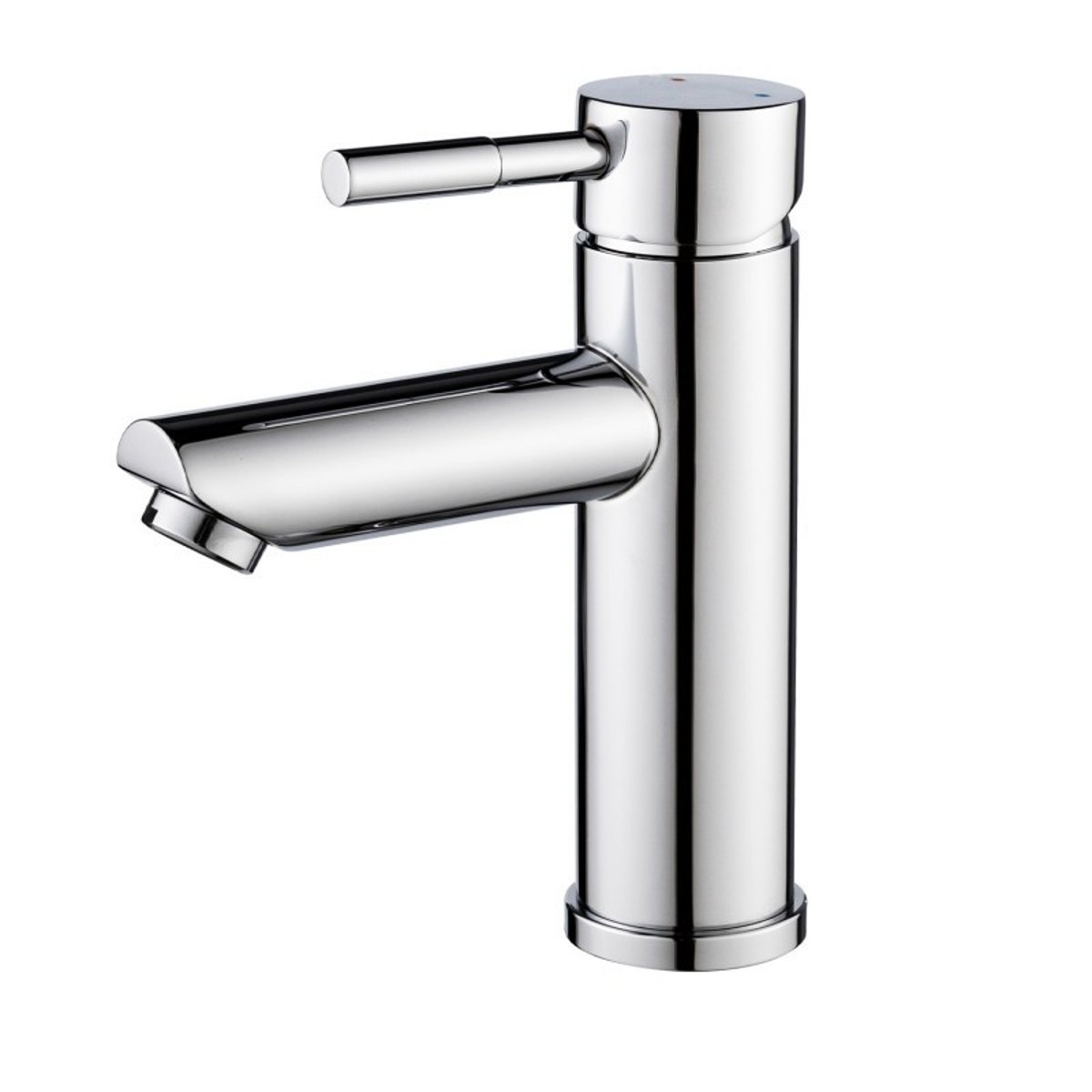 Meuble simple vasque 80cm décor chêne avec robinet et miroir SORRENTO noir satiné, MOB IN