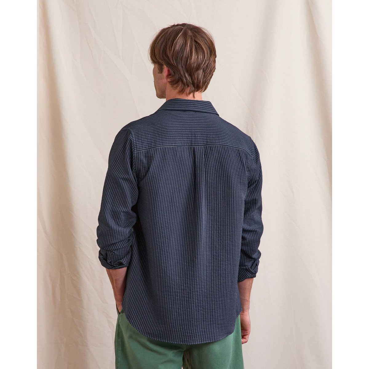 Chemise SIGNY marine grisé, FAGUO