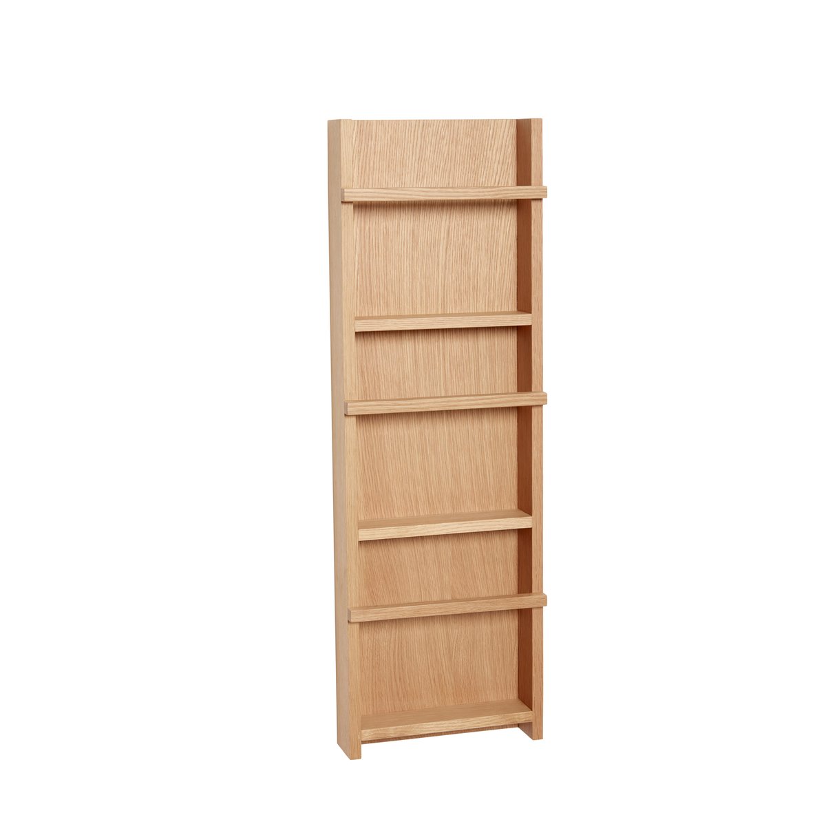 Porte-revues en placage de chêne et bois de chêne VERTIGO naturel, HUBSCH