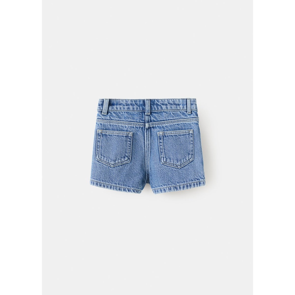 Jupe-culotte denim bleu moyen, MANGO BABY