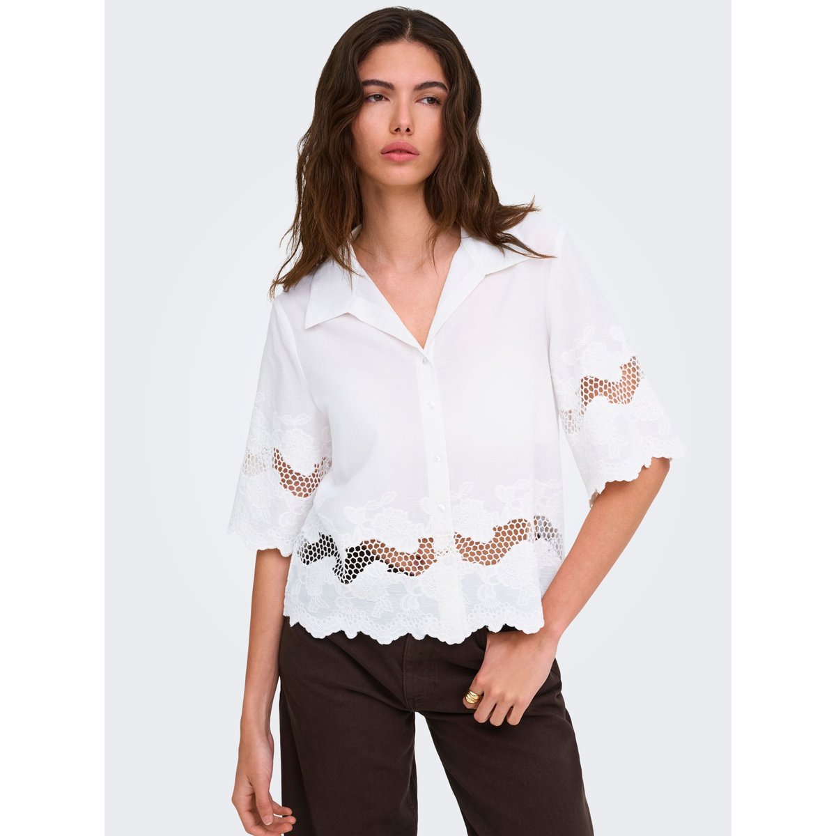 Chemise cloud dancer, JDY