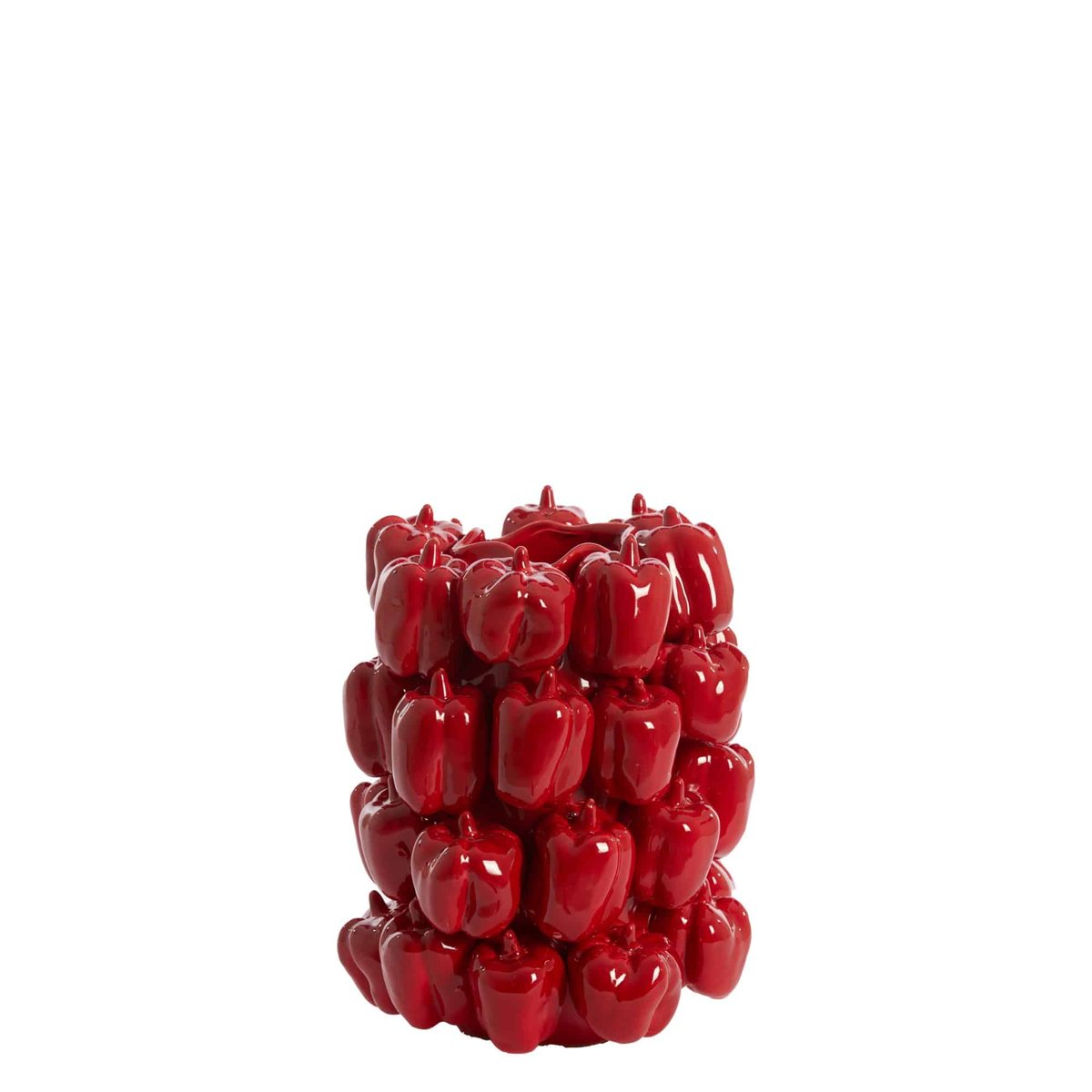 Vase Céramique BELLPEPPER rouge, LIGHT & LIVING