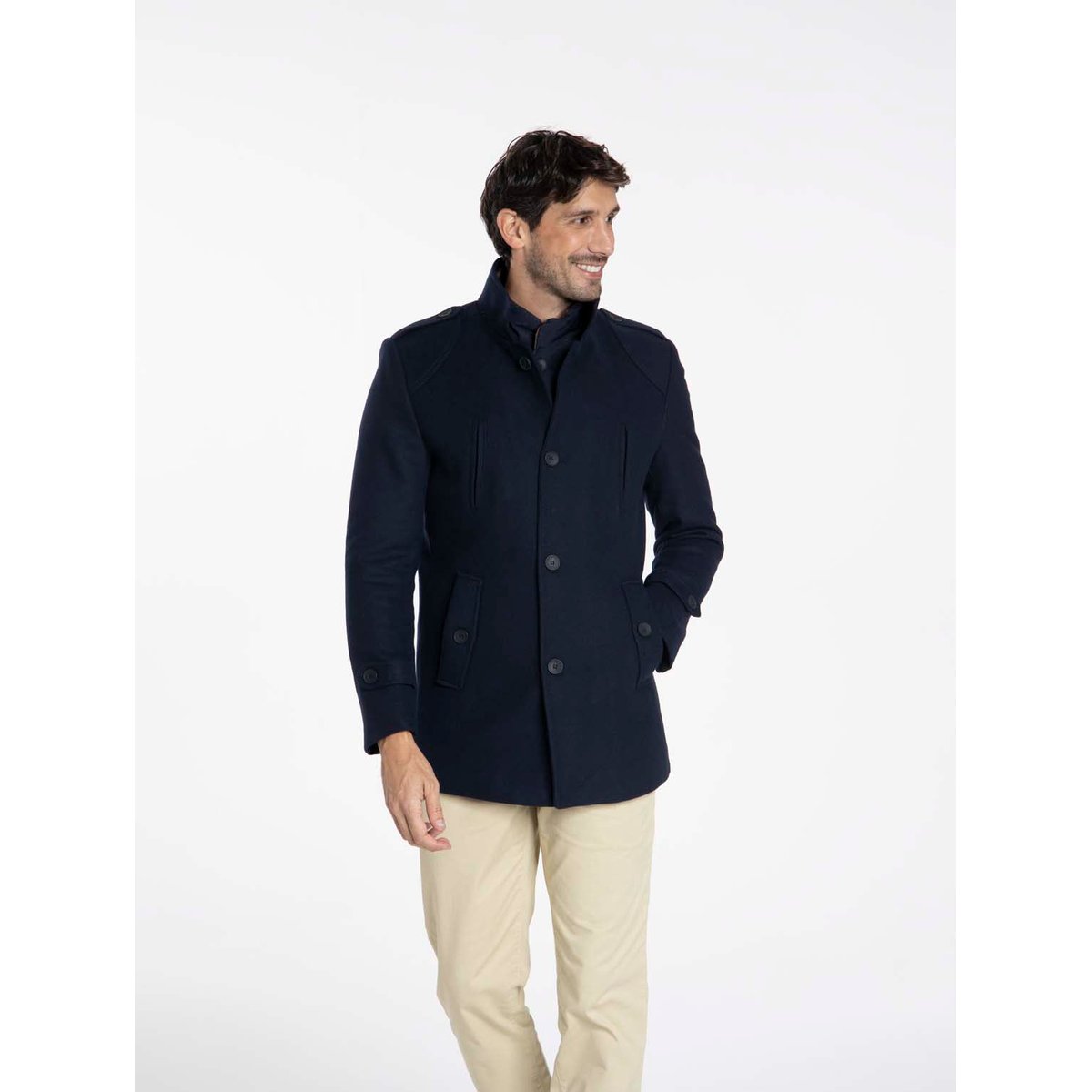 Vestes en laine regular MALTE marine, GENTLEMAN FARMER