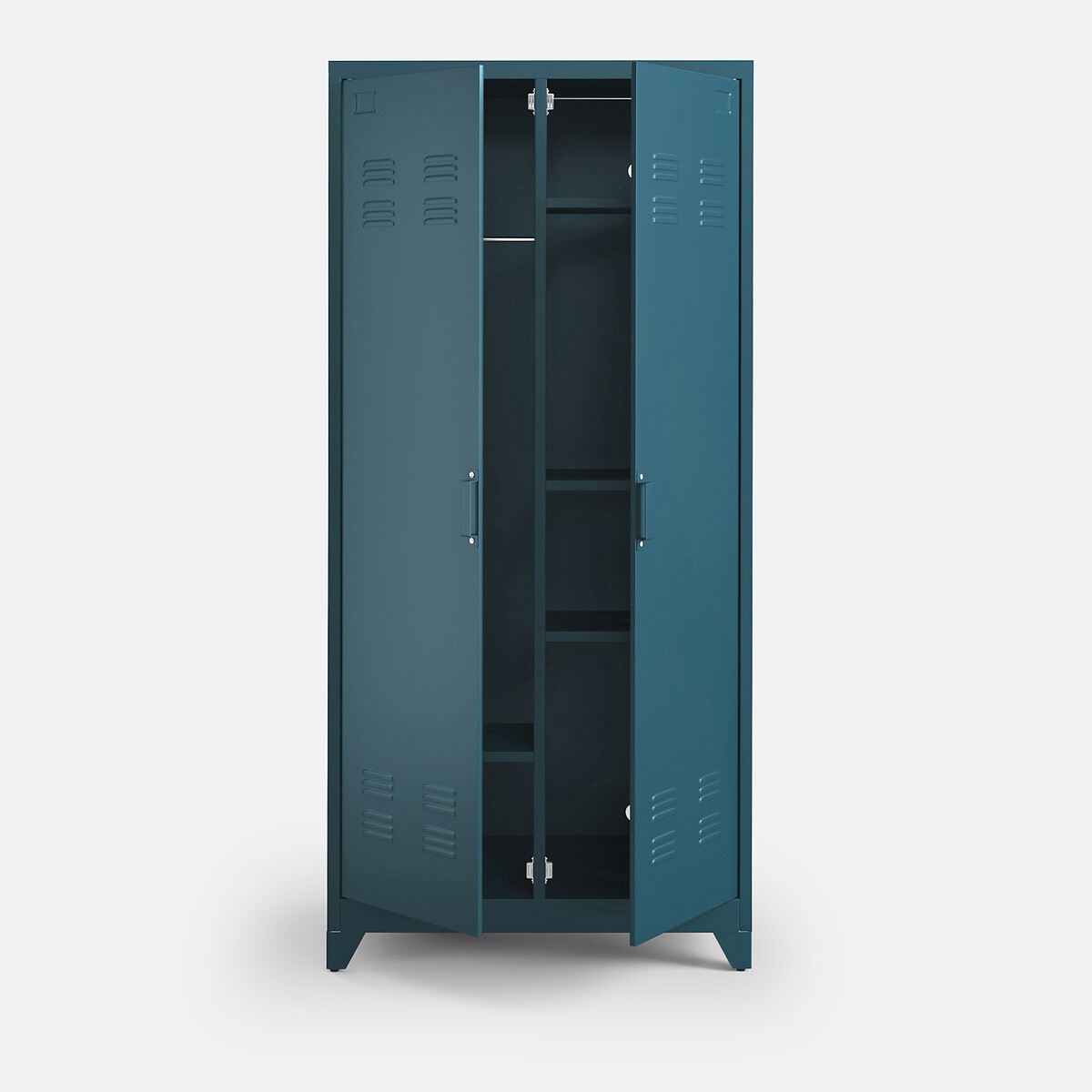 Hiba 2-Door Metal Cabinet prussian blue, LA REDOUTE INTERIEURS