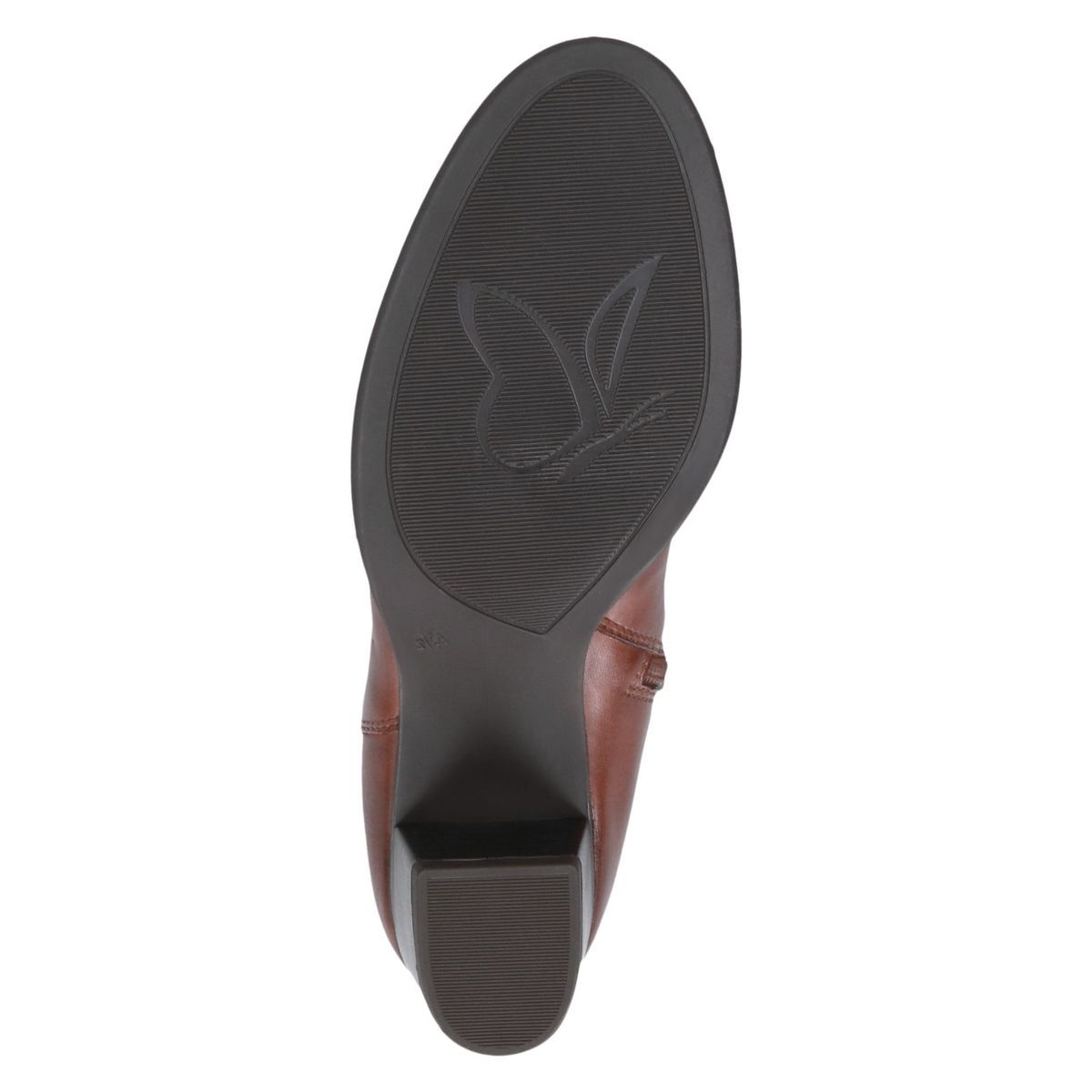 Bottine talon bloc marron mocca combiné, CAPRICE