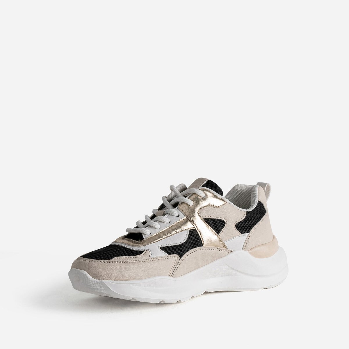Basket PHILAE noir/beige, TEXTO