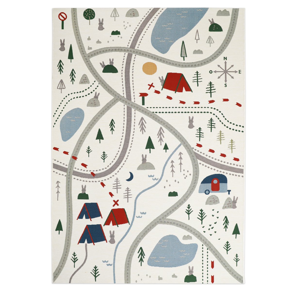 Tapis de jeu LITTLE CAMPER multi, NATTIOT