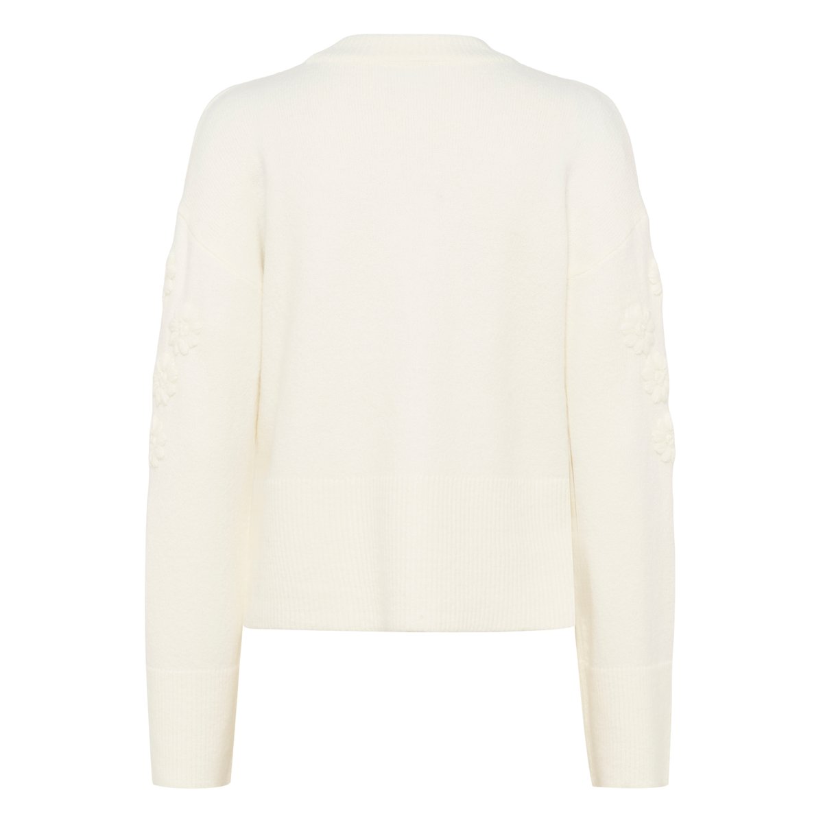 Pullover tricoté blanc, KAFFE