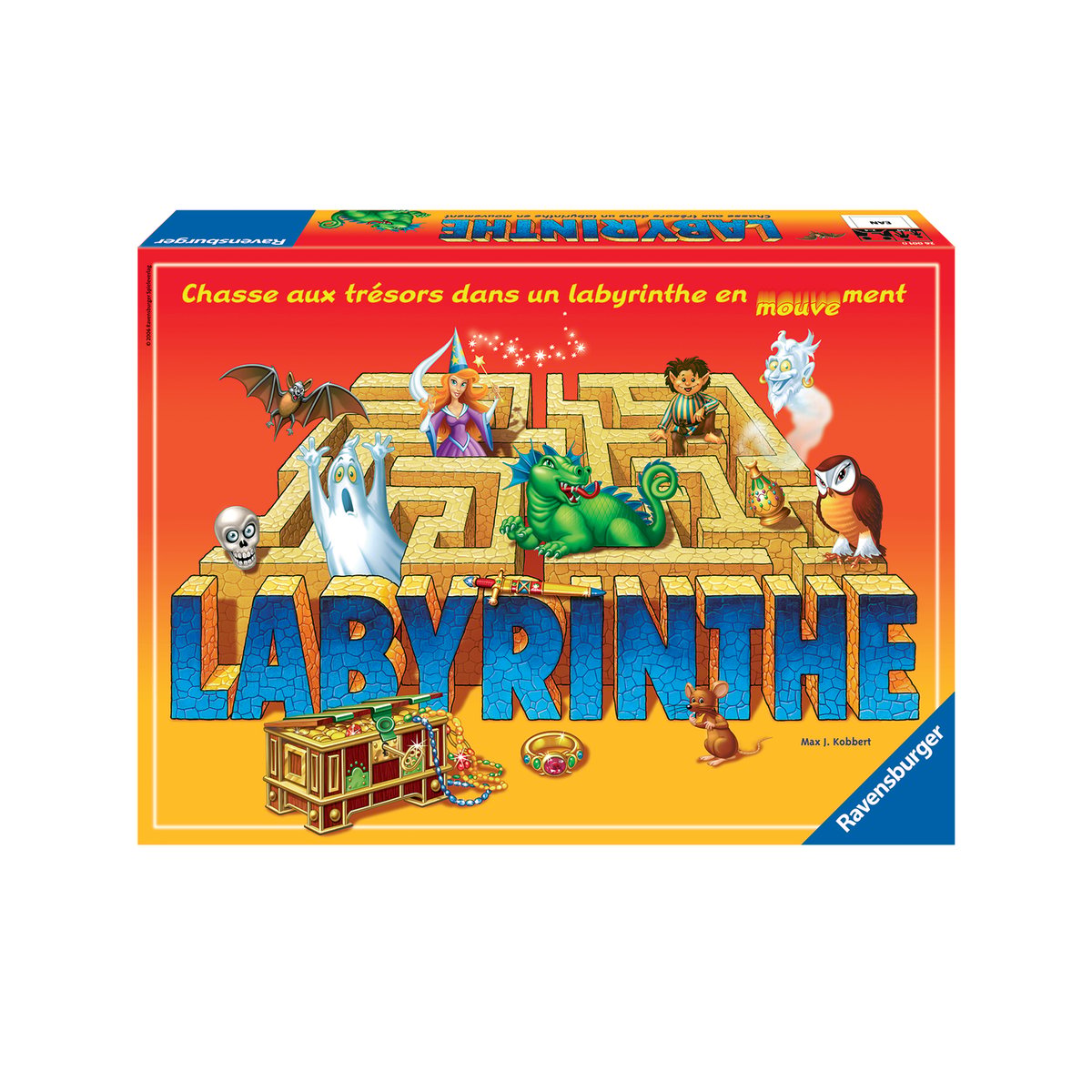 Labyrinthe jeu de societe couleur unique, RAVENSBURGER