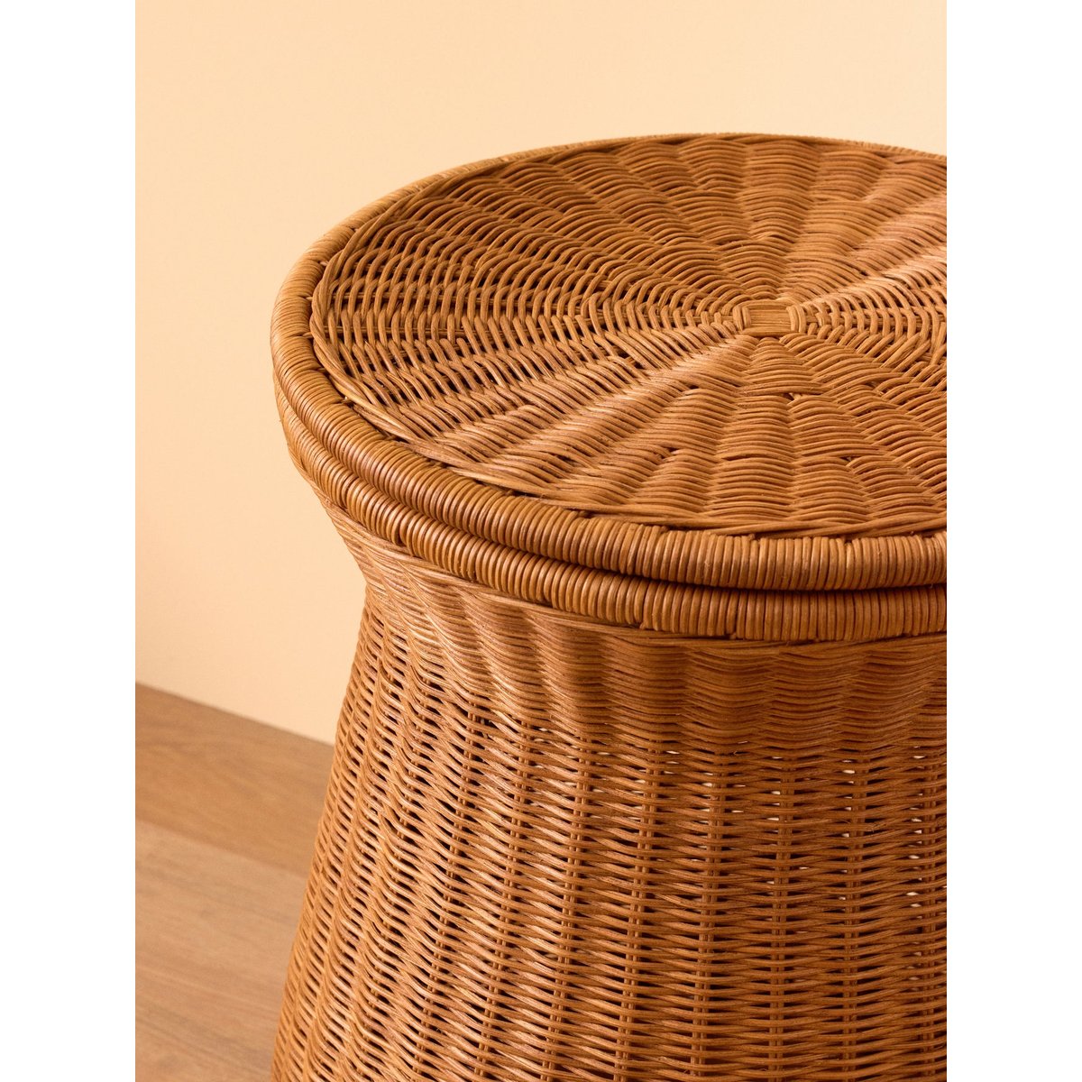 Tabouret en rotin Emile bois naturel, CYRILLUS