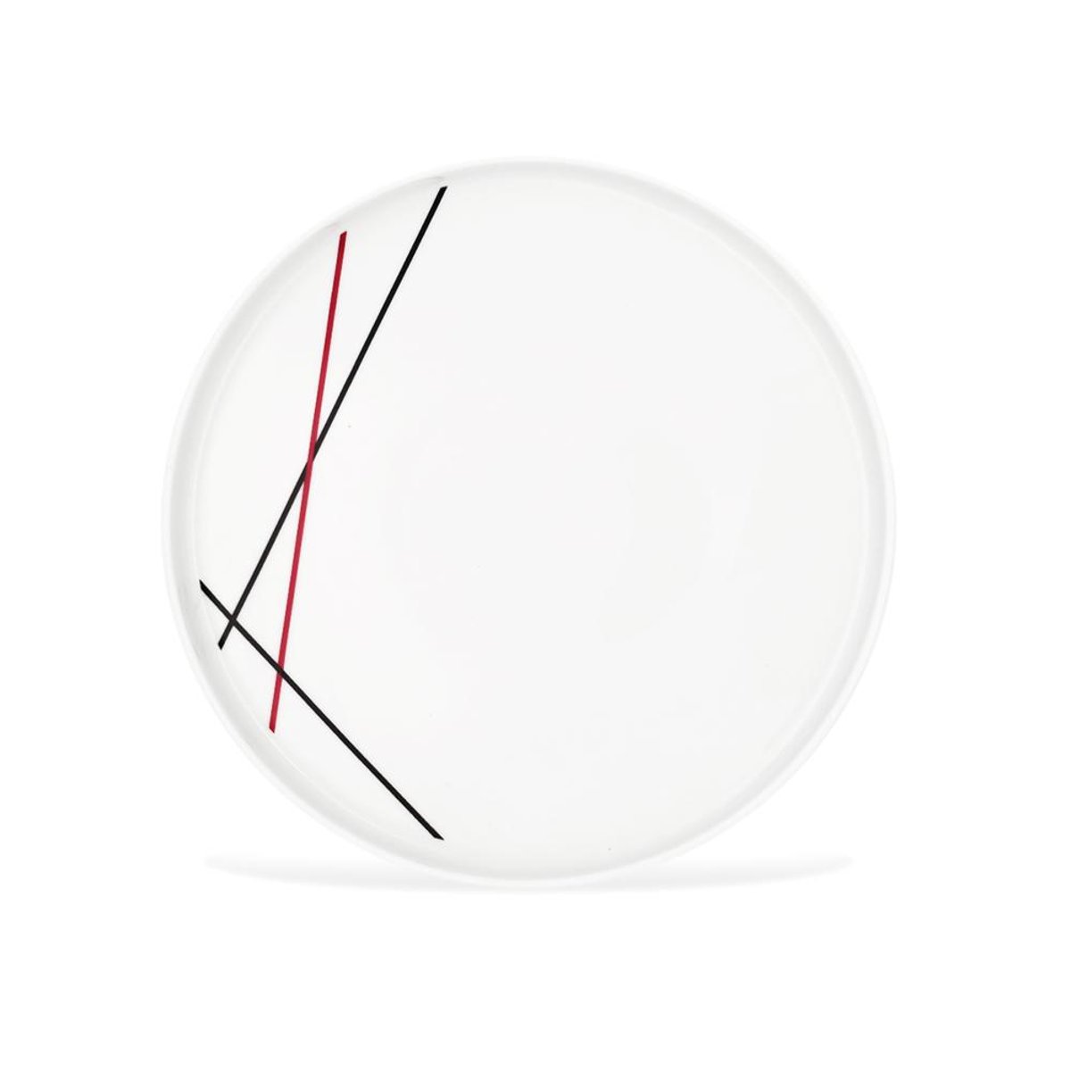 6 assiettes plates 27,5cm BISTROT couleur unique, LAGUIOLE