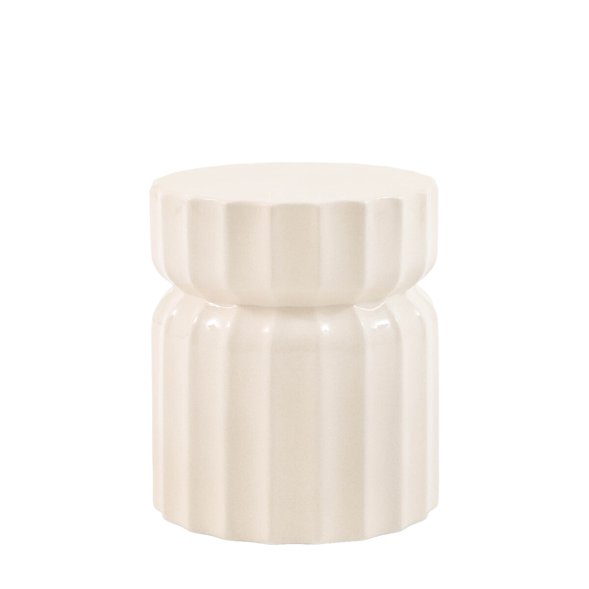 Como Concrete Indoor/Outdoor Side Table cream, ÉDITÉ