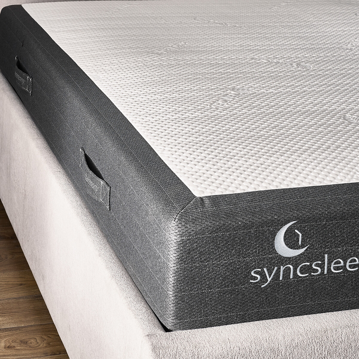 Harmony 1500 Memory Foam Pocket Sprung Mattress grey, SYNCSLEEP