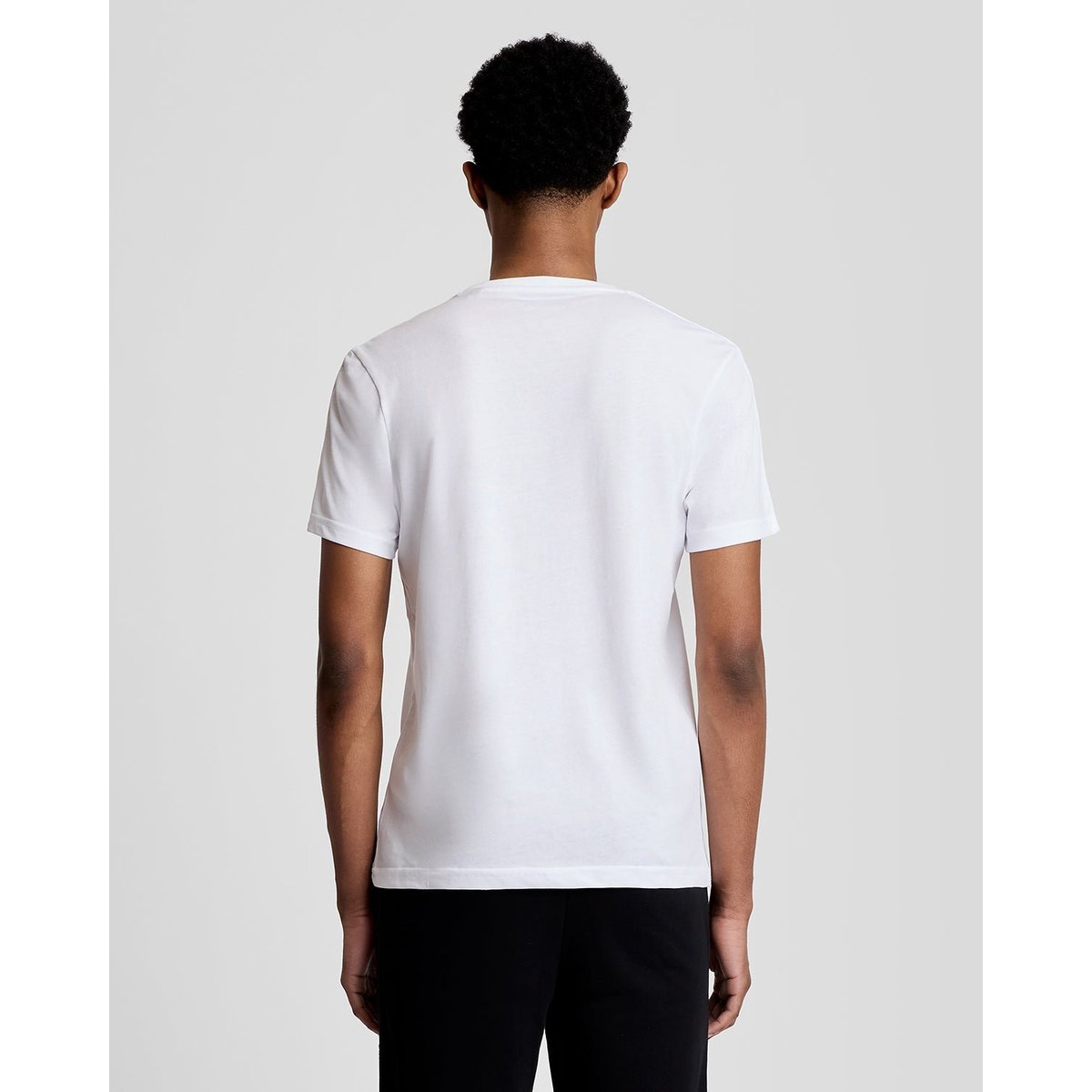 T-shirt Sports jacquard blanc, LYLE & SCOTT